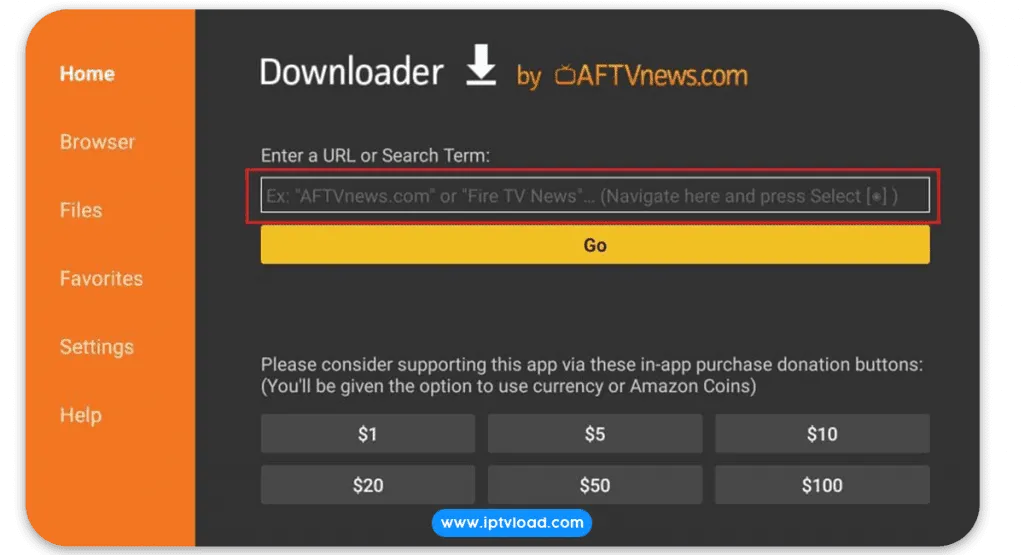 IPTV app on fire tv stick