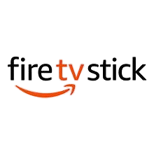 Hand holding a small streaming device next to a TV